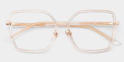 Olicia Klar Quadratisch Brille1
