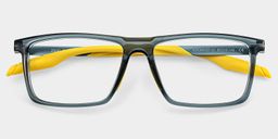 Active Blau-Gelb Rechteckig Brille1