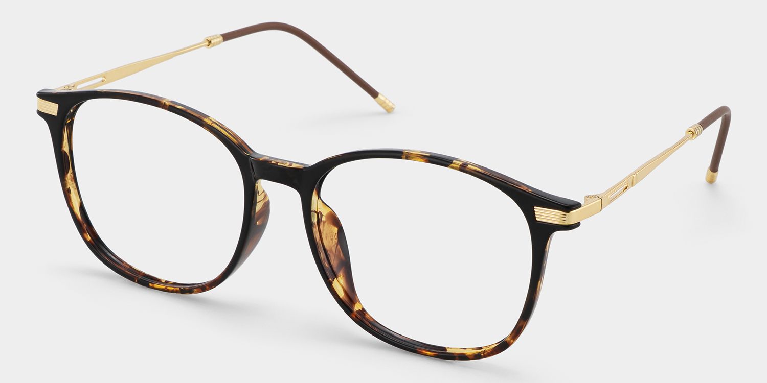 Greene Tortoise Quadratisch Brille2