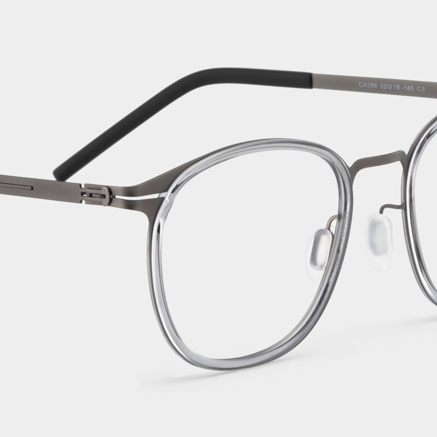 Leonie Grau Rund Brille6