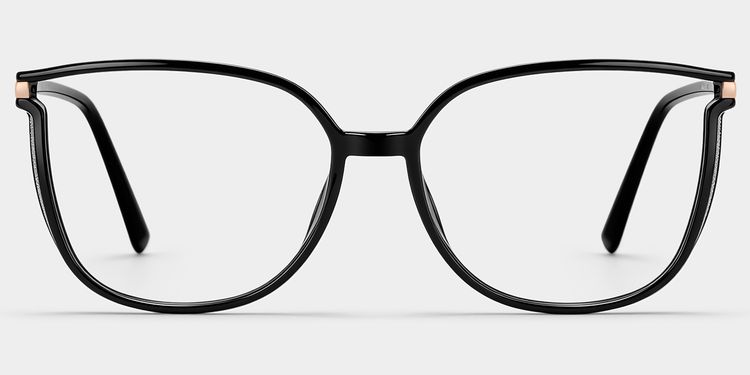 Walden Schwarz Quadratisch Brille