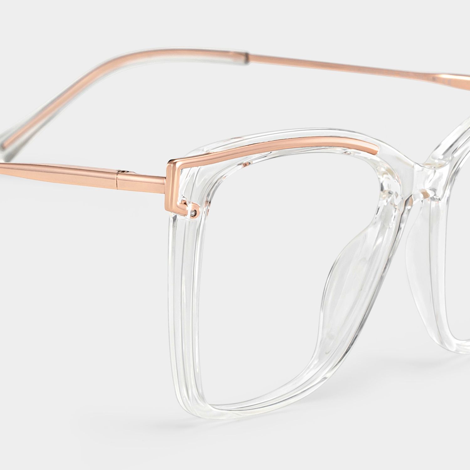 Matia Klar Quadratisch Brille4