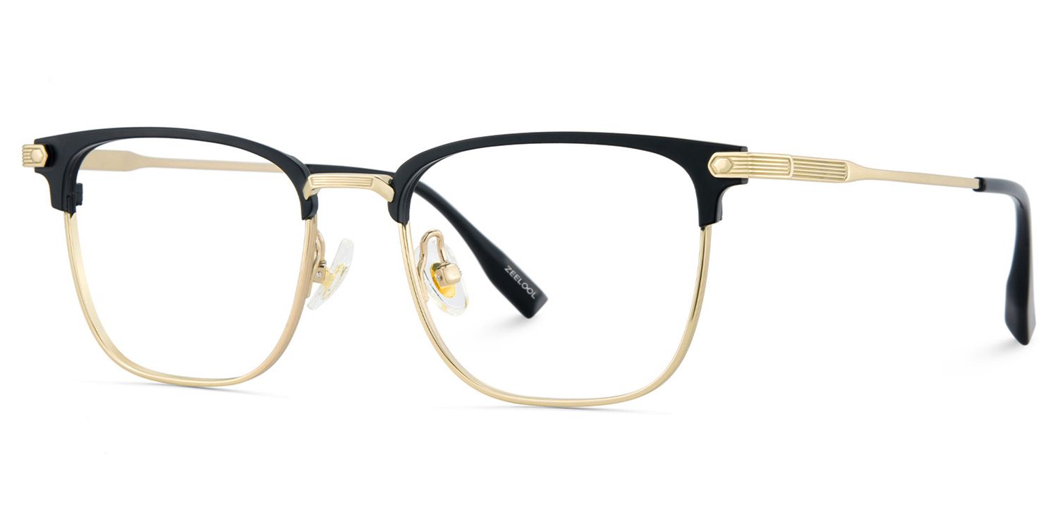Barrett Gold Browline Titan Brille2