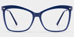 Isaebella Blau Schmetterling Brille0
