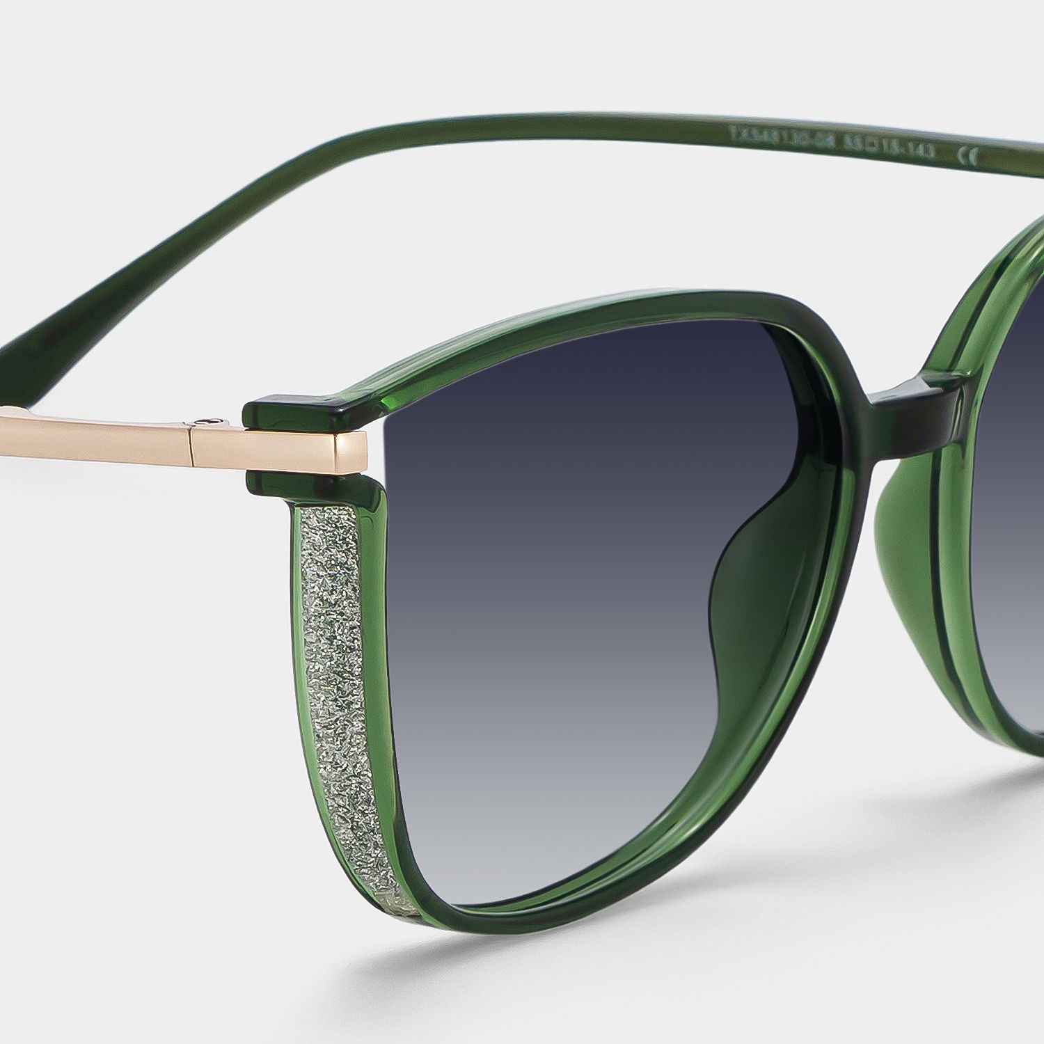 Walden Dunkelgrün Cateye Brille4