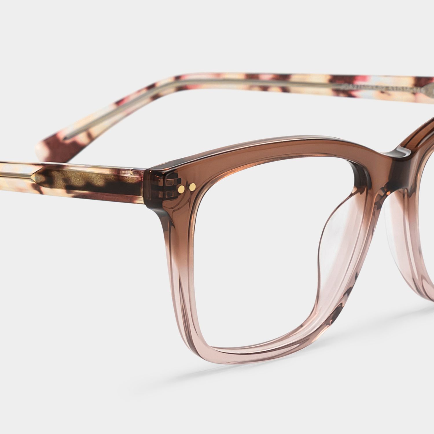 Layla Braun Quadratisch Brille4