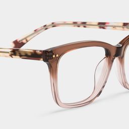 Layla Braun Quadratisch Brille4