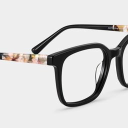 Freya Schwarz Quadratisch Brille6