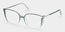 Walden Graugrün Quadratisch Brille3