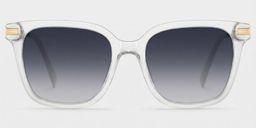 Jacqui Klar Rechteckig Sonnenbrille0