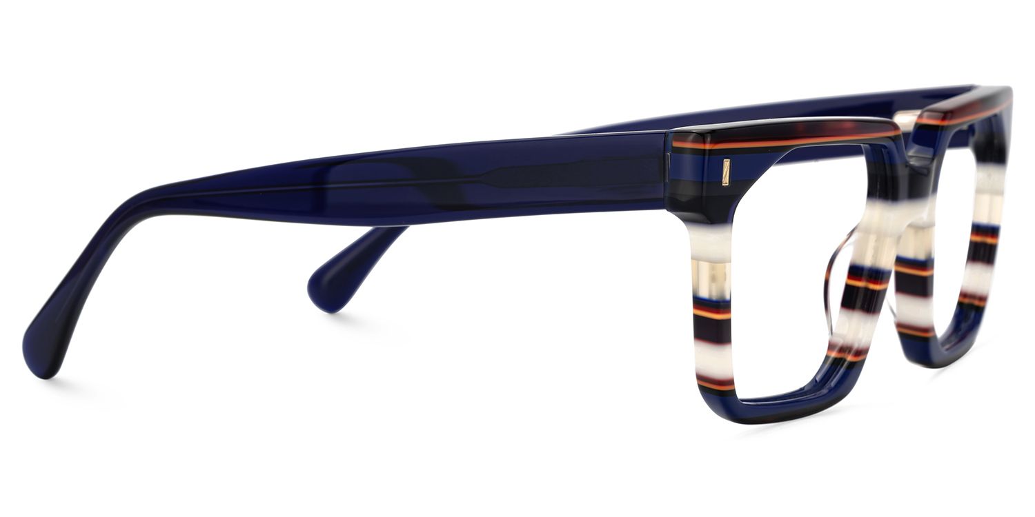 Laguer Blau Rechteckig Brille4