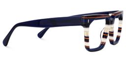 Laguer Blau Rechteckig Brille4