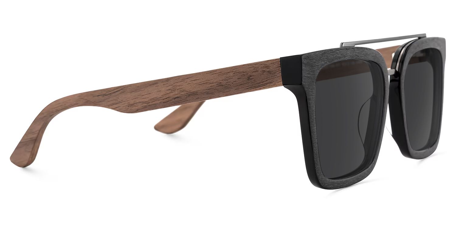 Pascal Schwarz Pilot Gemischte-Materialien Brille3