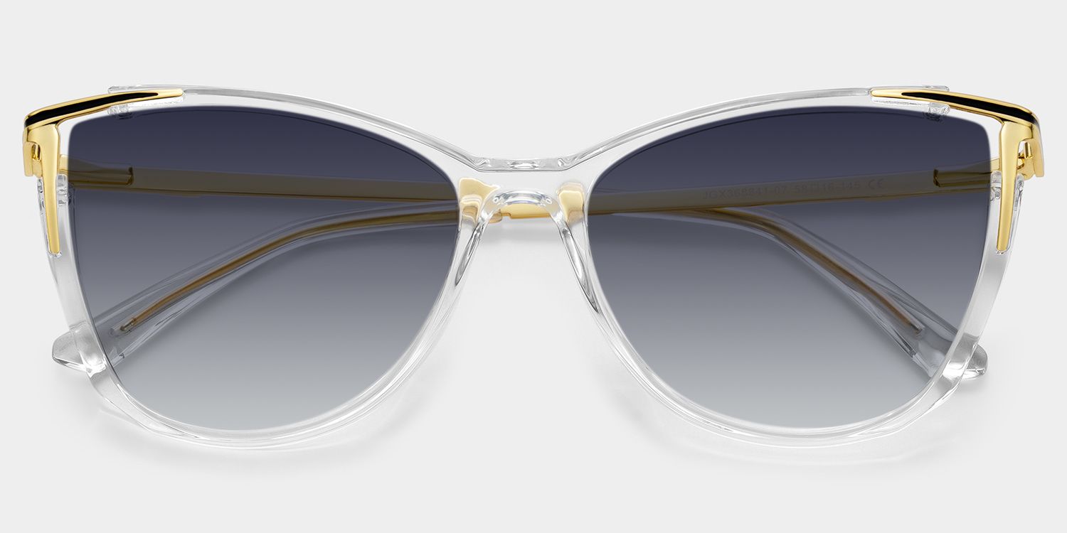 Pace Cat Eye Klar Sonnenbrillen für Damen und Herren | ZEELOOL1