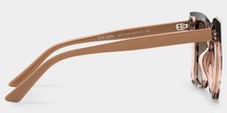 Eboney Tortoise Quadratisch Sonnenbrille3