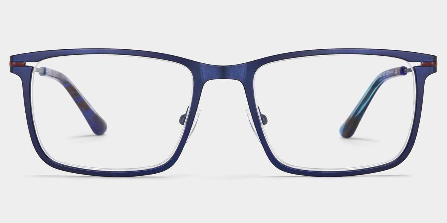 Roxana Blau Rechteckig Brille3