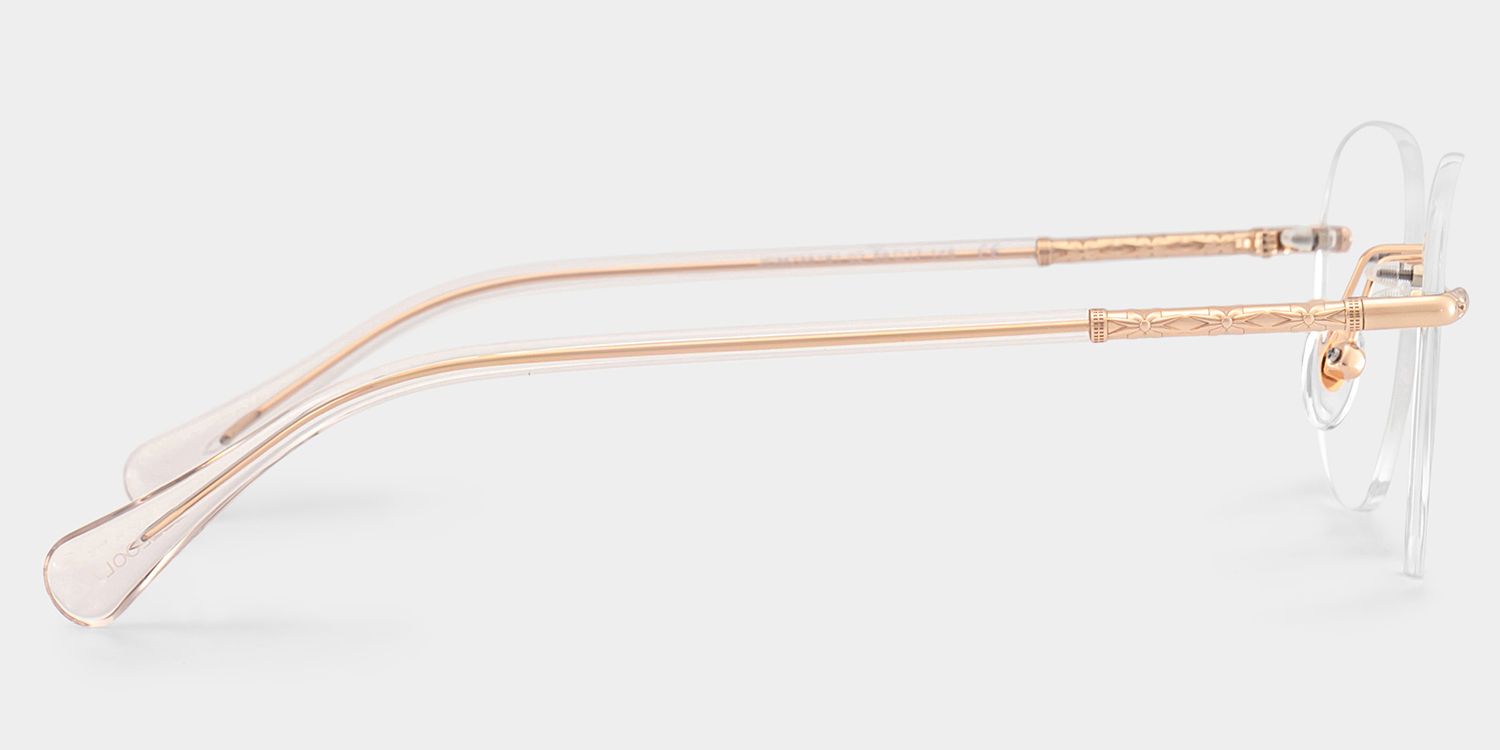 Jennifer Rosa-Gold Rund Brille4