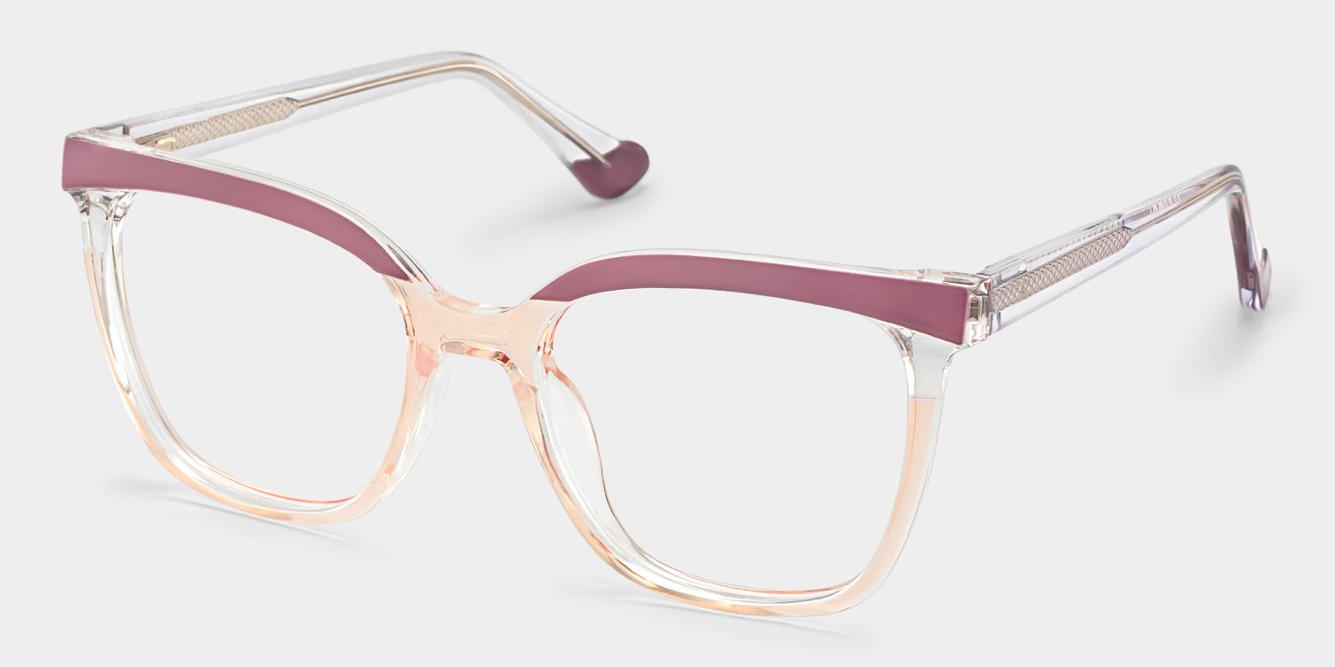 Tawana Lila Quadratisch Brille3