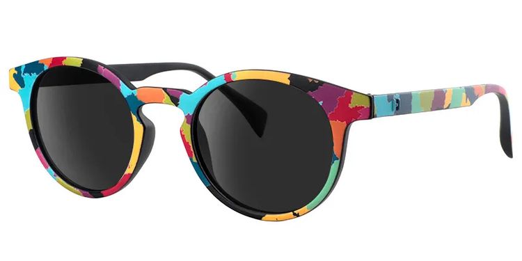 Minne Bunt Rund Brille