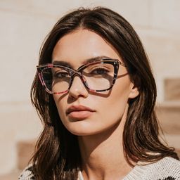 Winston Blumendruck Schmetterling Brille6
