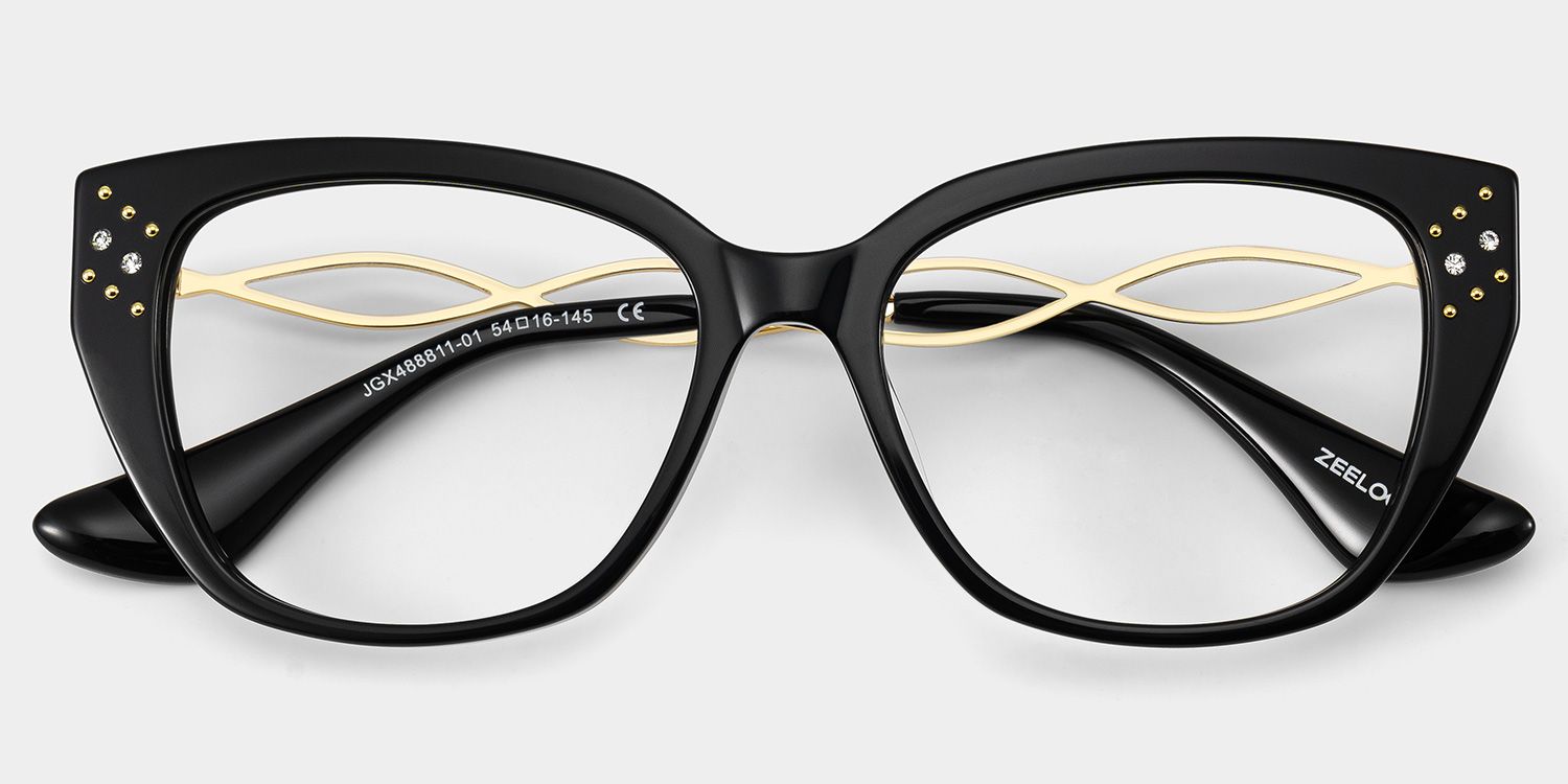 Alma Schwarz Schmetterling Brille3