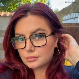 Hunter Tortoise Quadratisch Brille7