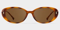 Blaire Tortoise Oval Brille0