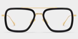 Gifford schwarz Pilot Brille0