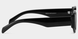 Gino Schwarz Geometrisch Sonnenbrille3