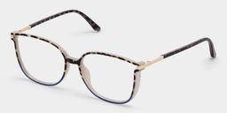 Walden Schwarz-Tortoise Quadratisch Brille2