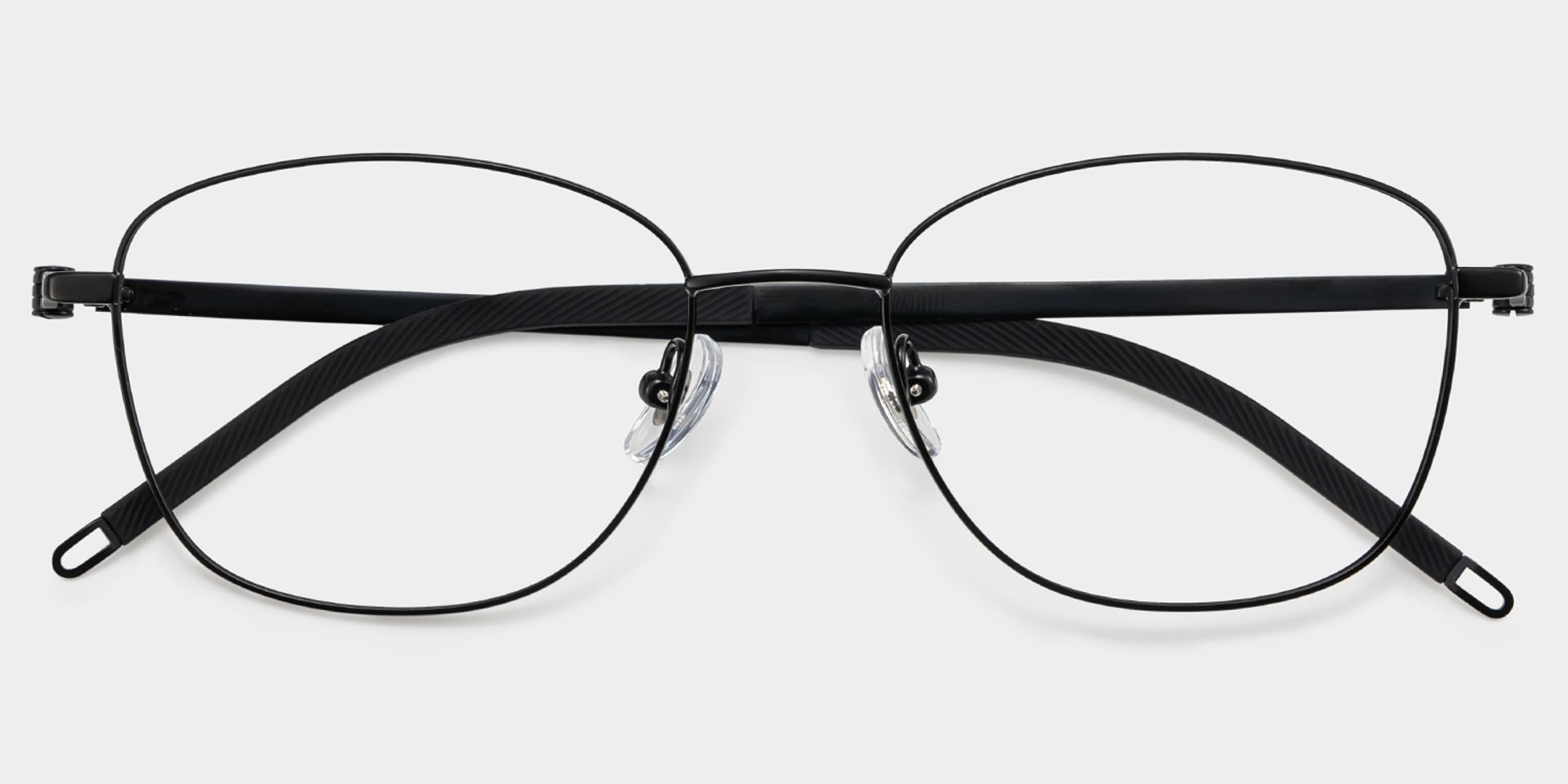 Tianna Schwarz Rechteckig Brille3