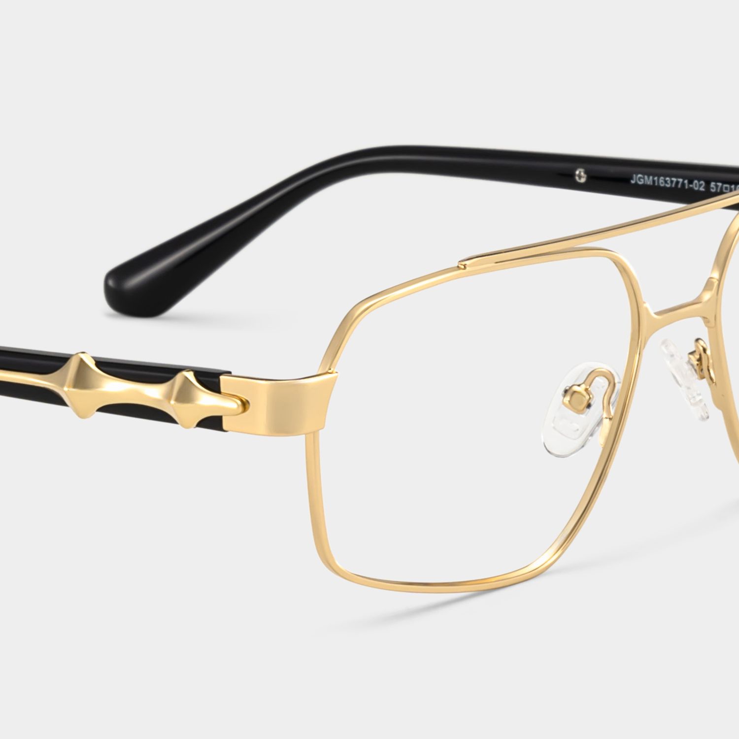 Sterling Gold Pilot Brille6