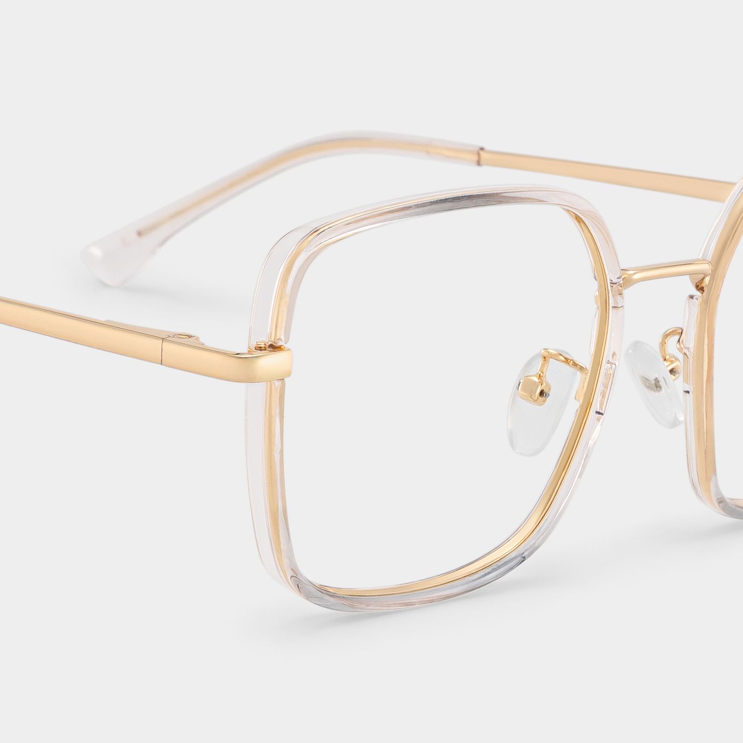 Kelby Rosa-Blau Quadratisch Brille4