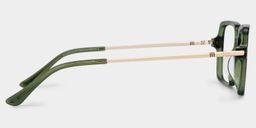 Asher Grün Rechteckig Brille5