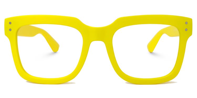 Liizbeett Gelb Quadratisch Brille
