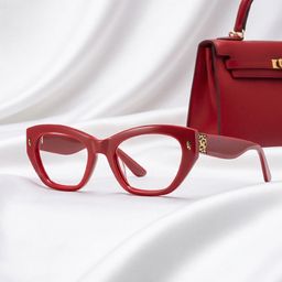 Dillon Rot Cateye Brille2