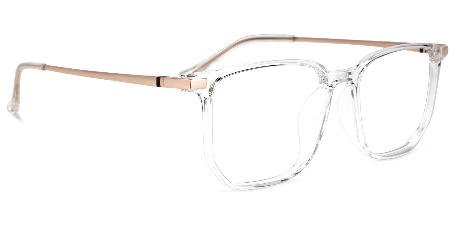 Fezell Klar Quadratisch Brille2