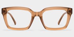 Marley Braun Rechteckig Brille1