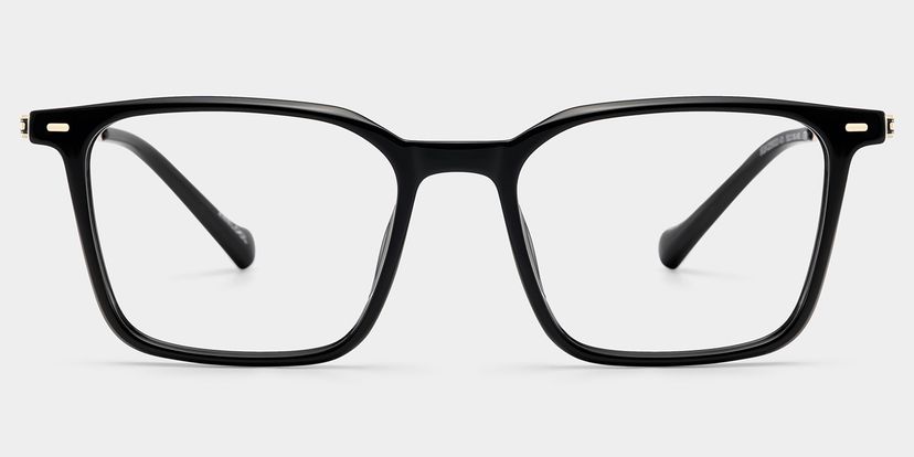 Archer Schwarz Rechteckig Brille