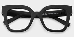 Malcolm Schwarz Quadratisch Brille1