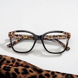 Ivy Schwarz Quadratisch Brille2