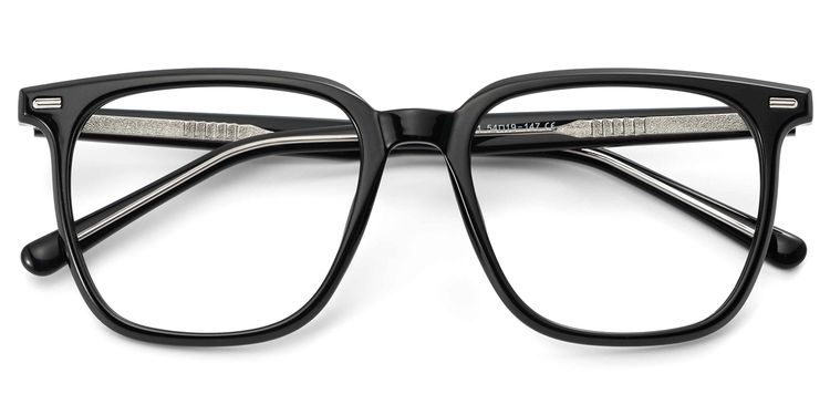 Eliza Schwarz Quadratisch Brille