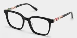 Freya Schwarz Quadratisch Brille4