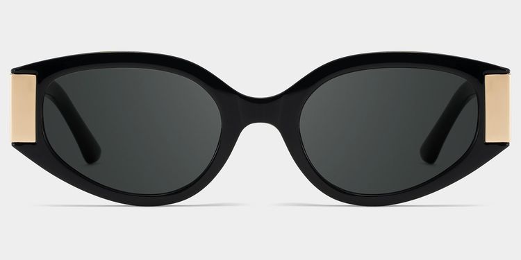 Silvia Schwarz Geometrisch Sonnenbrille