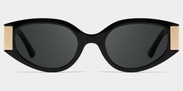 Silvia Schwarz Geometrisch Sonnenbrille0