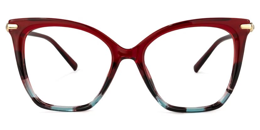 Lamar Rot Schmetterling Brille
