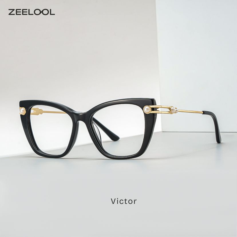 Victor Schwarz Cateye Brille