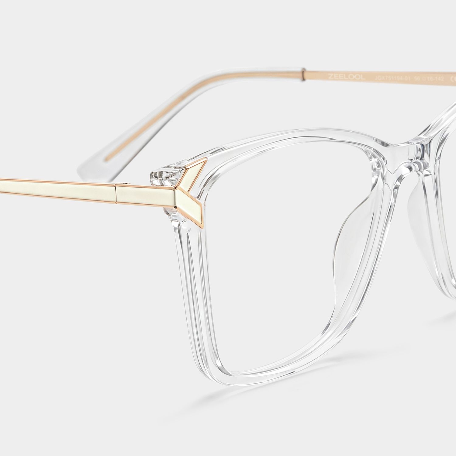 Tricee Klar Quadratisch Brille5
