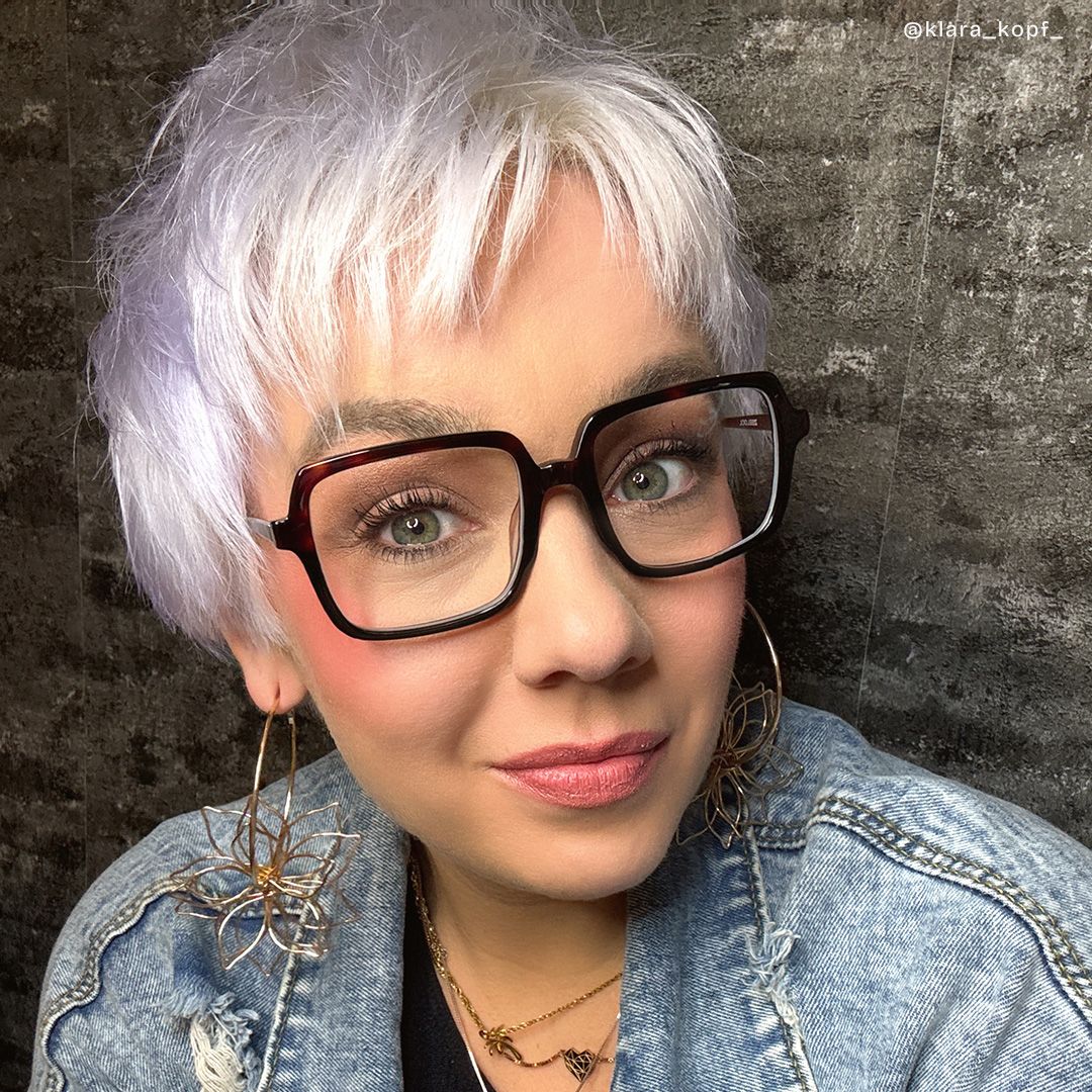 Beatrice Zweifarbig Rechteckig Brille7