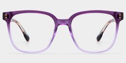 Donnalyn Lila Quadratisch Brille1